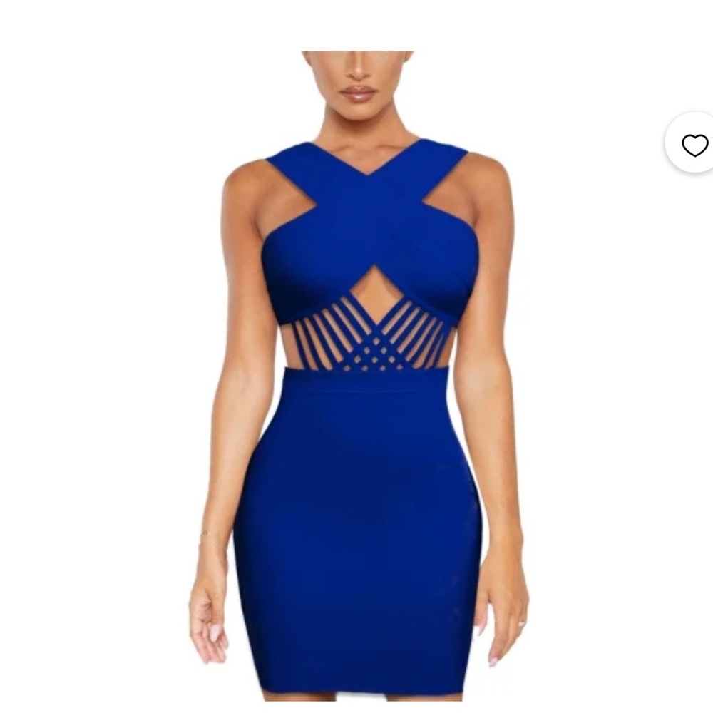 Hybrid & Company Women’s Sexy Bodycon Stretch Knee Length Midi Bandage Dress